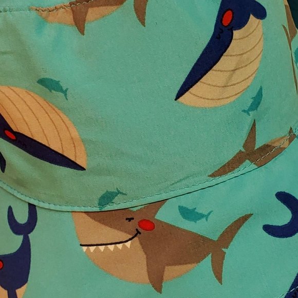 I Play Bucket Sun Hat 0-6 Months Turquoise - Picture 3 of 8